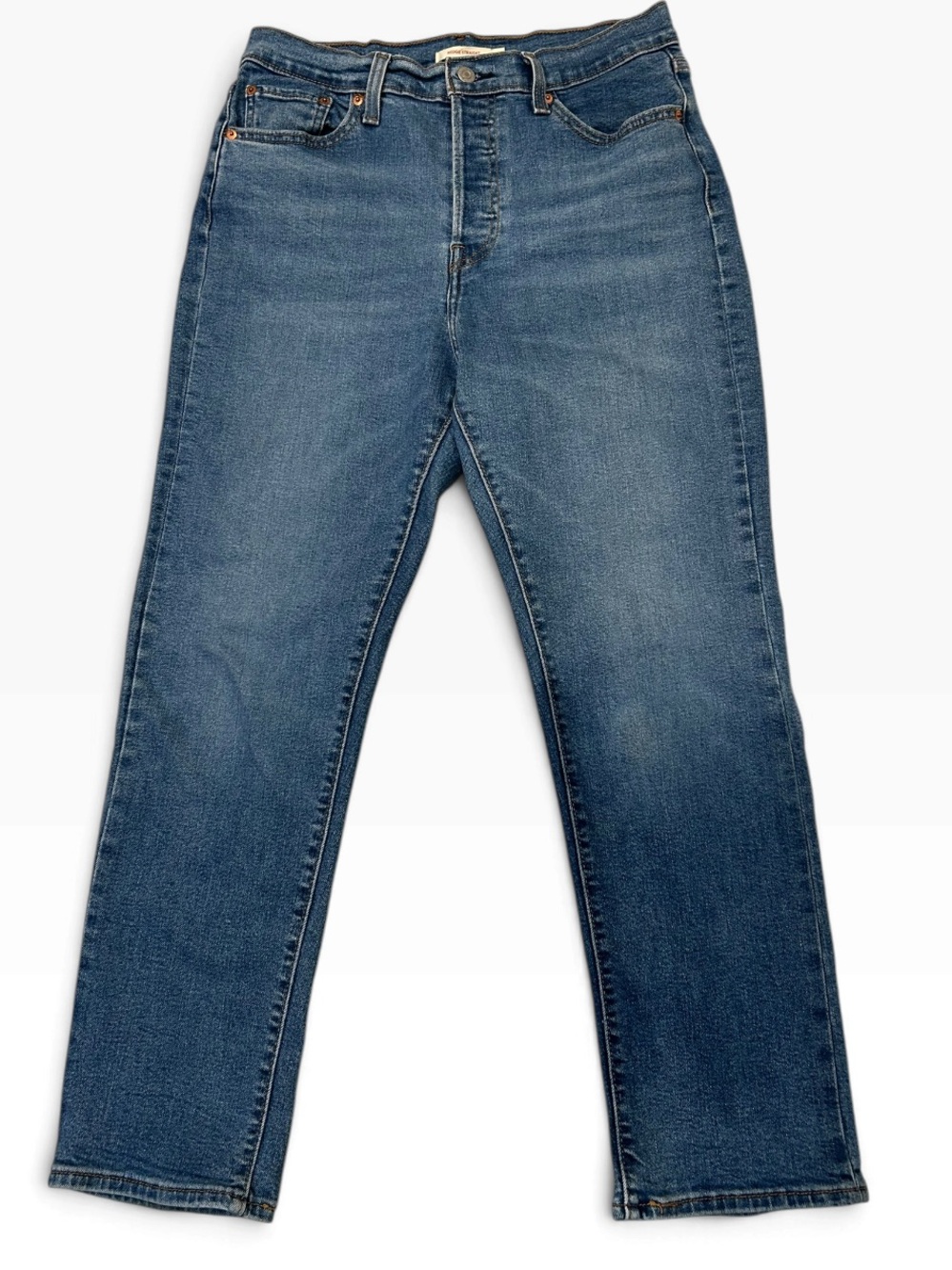Levi’s Wedgie Straight High Rise Jeans Women’s 31x28 Medium Wash